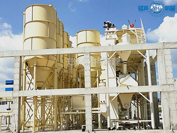 塞尔维亚年产10万吨干粉砂浆设备案例